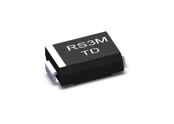 RS3M γρήγορη συσκευασία διόδων 3a αποκατάστασης υψηλής τάσης SMD DO 214AB