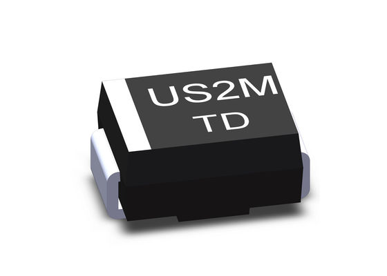 US2M γρήγορη δίοδος 2A 1000v Smb Diode Case DO 214AA διορθωτών αποκατάστασης υψηλής αποδοτικότητας