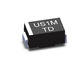 Η επιφάνεια διόδων SMA US1M Uf4007 Smd τοποθετεί τον Ultrafast πλαστικό διορθωτή